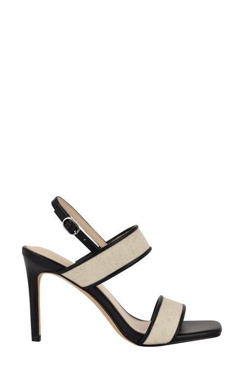 Calvin Klein Amour Slingback Sandal In Medium Natural