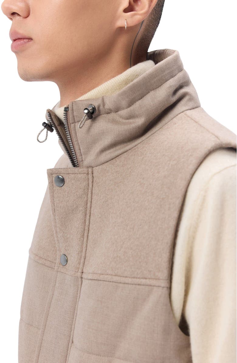 GOBI Mongolian Cashmere Drawstring Collar Cashmere Vest, Alternate, color, 