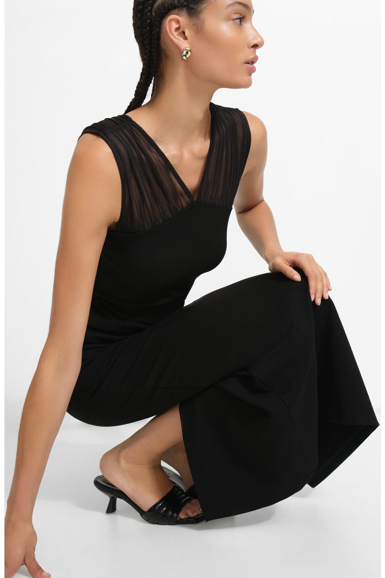 Bellamy Sleeveless Top, Alternate, color, BLACK