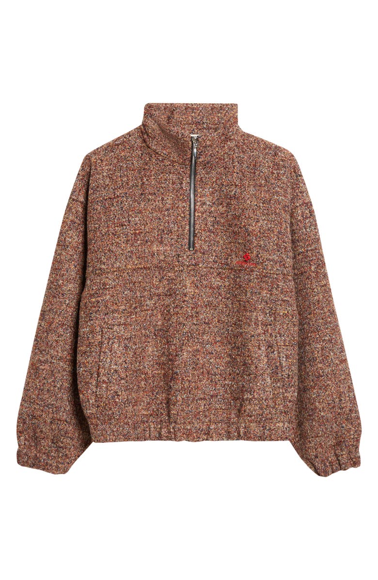 Shushu/Tong Flecked Half Zip Sweater, Main, color, Variedness