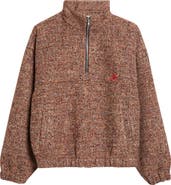 Shushu/Tong Flecked Half Zip Sweater