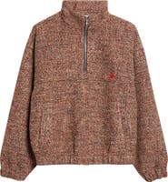 Shushu/Tong Flecked Half Zip Sweater