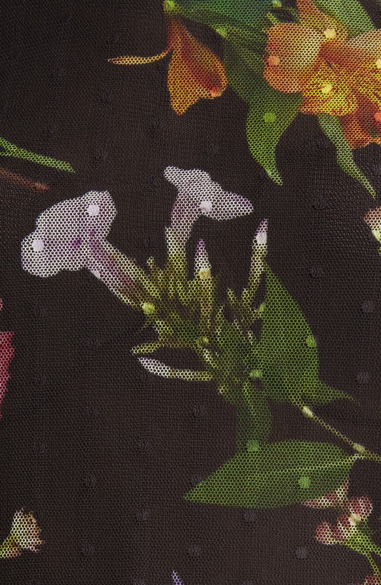 Ted Baker London Rosslee Floral Mesh Top, Alternate, color,