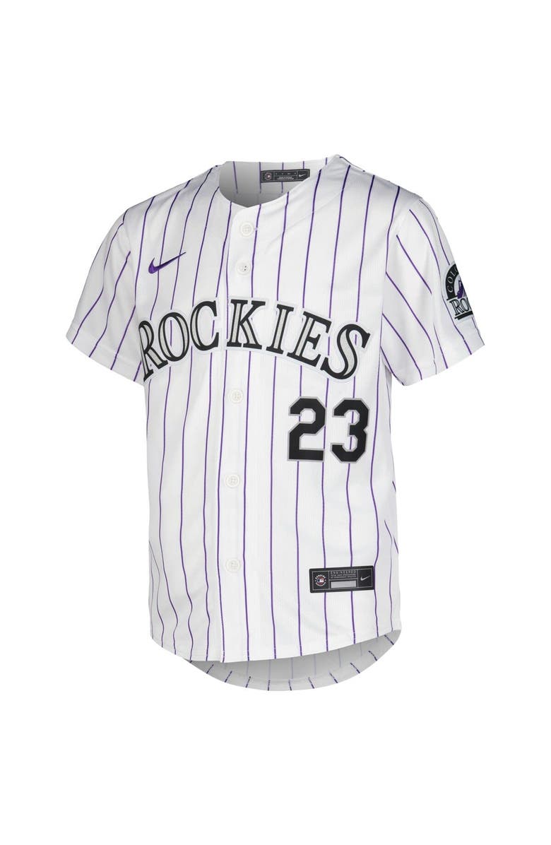 Nike Youth Nike Kris Bryant White Colorado Rockies Home Limited Player Jersey, Alternate, color, White