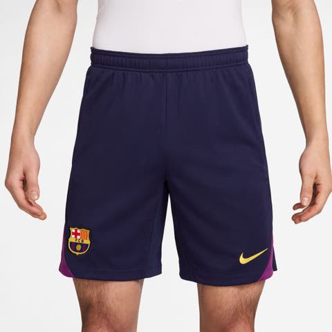 Men's Nike  Blue Barcelona 2025/26 Strike  Performance Shorts