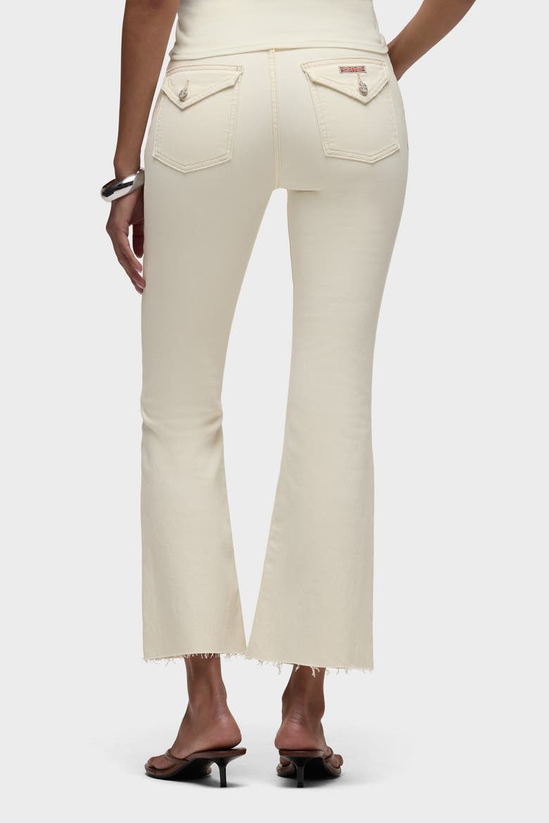 Barbara Flap Pocket Bootcut Crop, Alternate, color, ECRU