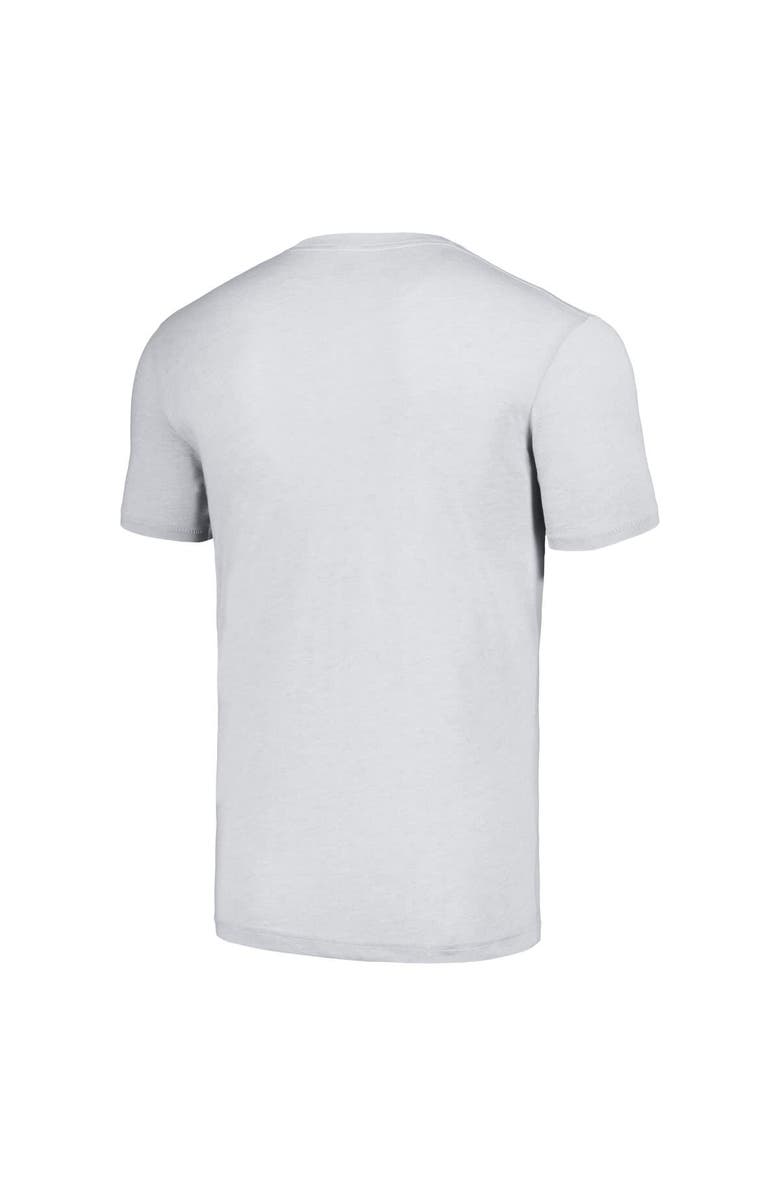 Homage Men's Homage Jaylen Waddle Heathered Anthracite Miami Dolphins Caricature Player Tri-Blend T-Shirt, Alternate, color,