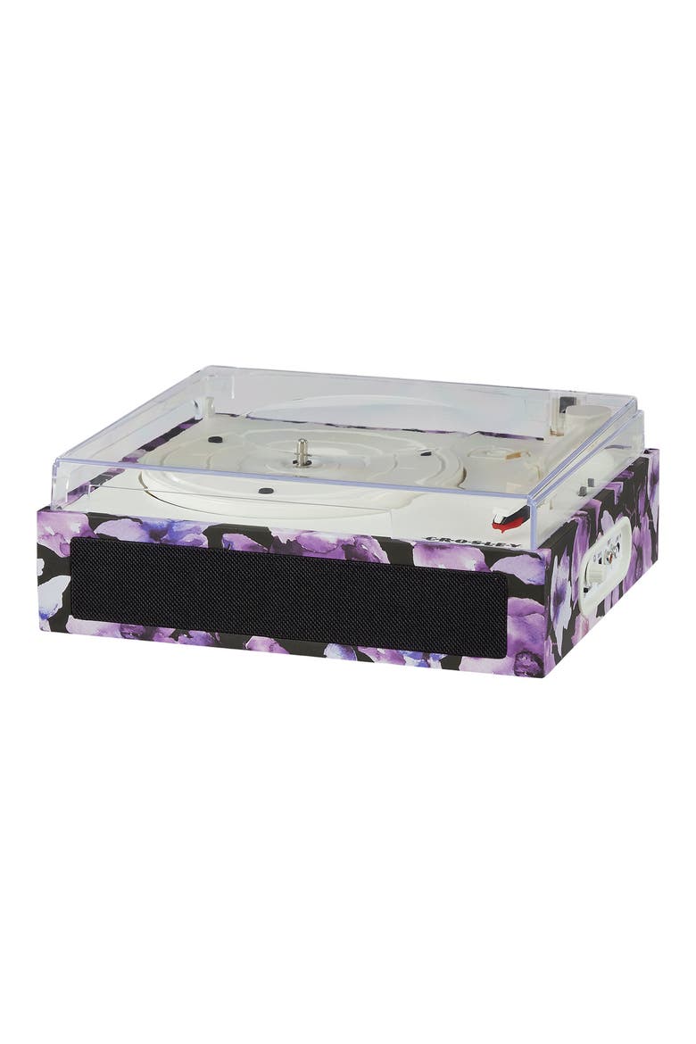Fusion Bluetooth® Record Player with Case, Alternate, color, BLUE FLORAL
