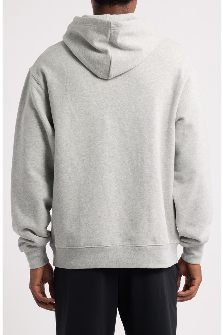 Fesque Relaxed Fit Cotton Hoodie, Alternate, color, HEATHER GREY