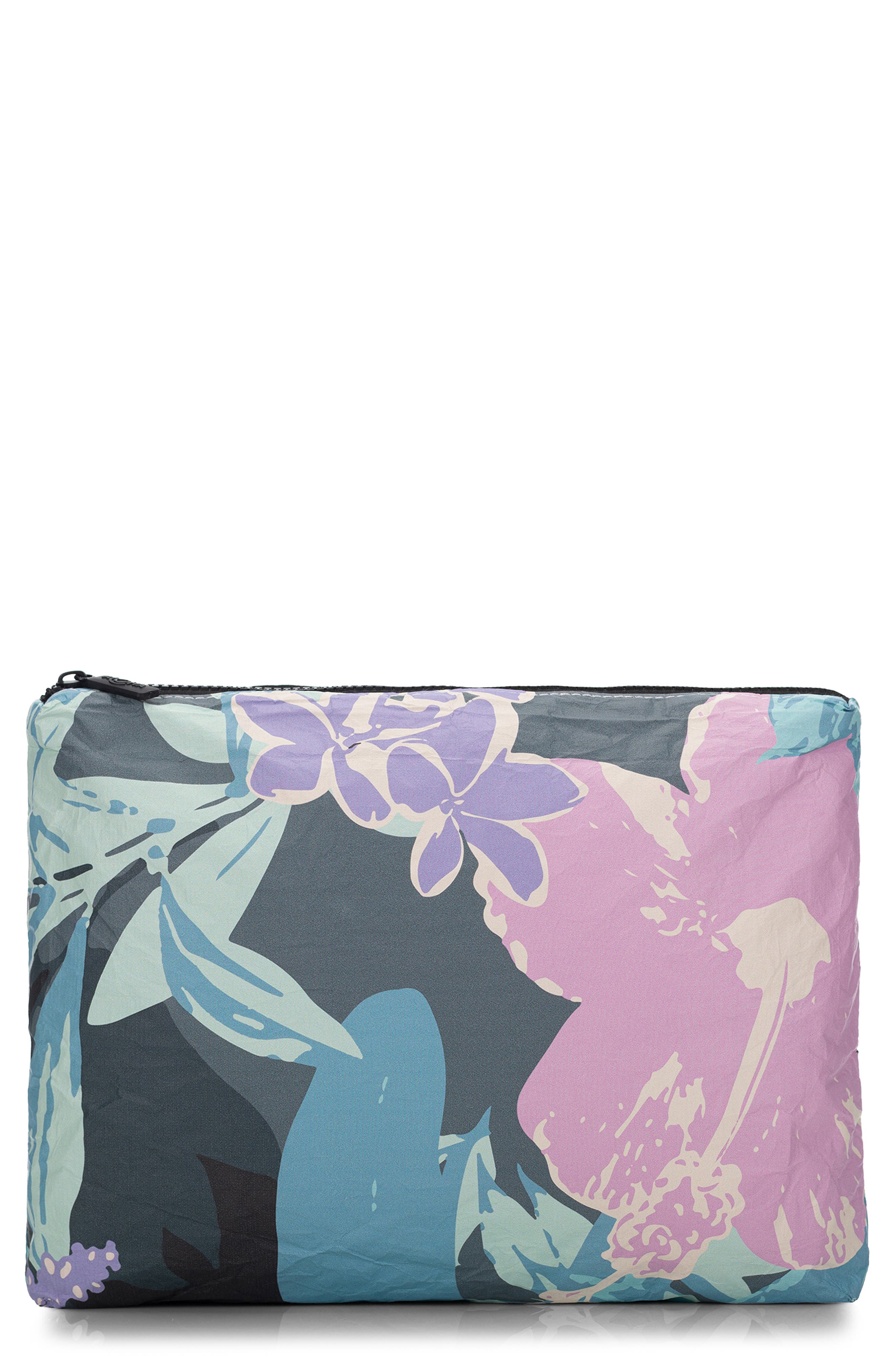 Aloha Collection Mid Pau Hana Water Resistant Tyvek<sup>®</sup> Zip Pouch, Main, color, Pau Hana