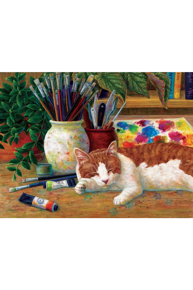 Painter's Helper 500 piece Jigsaw Puzzle for Adults, Alternate, color, Multicolor