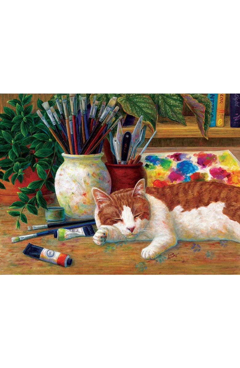 Sunsout Painter's Helper 500 piece Jigsaw Puzzle for Adults, Alternate, color, Multicolor