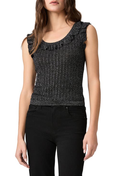 Clareen Metallic Sweater Tank
