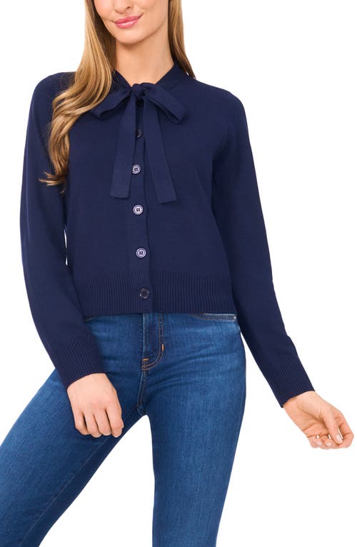 Cece Regular Fit Wool-blend Cardigan In Blue