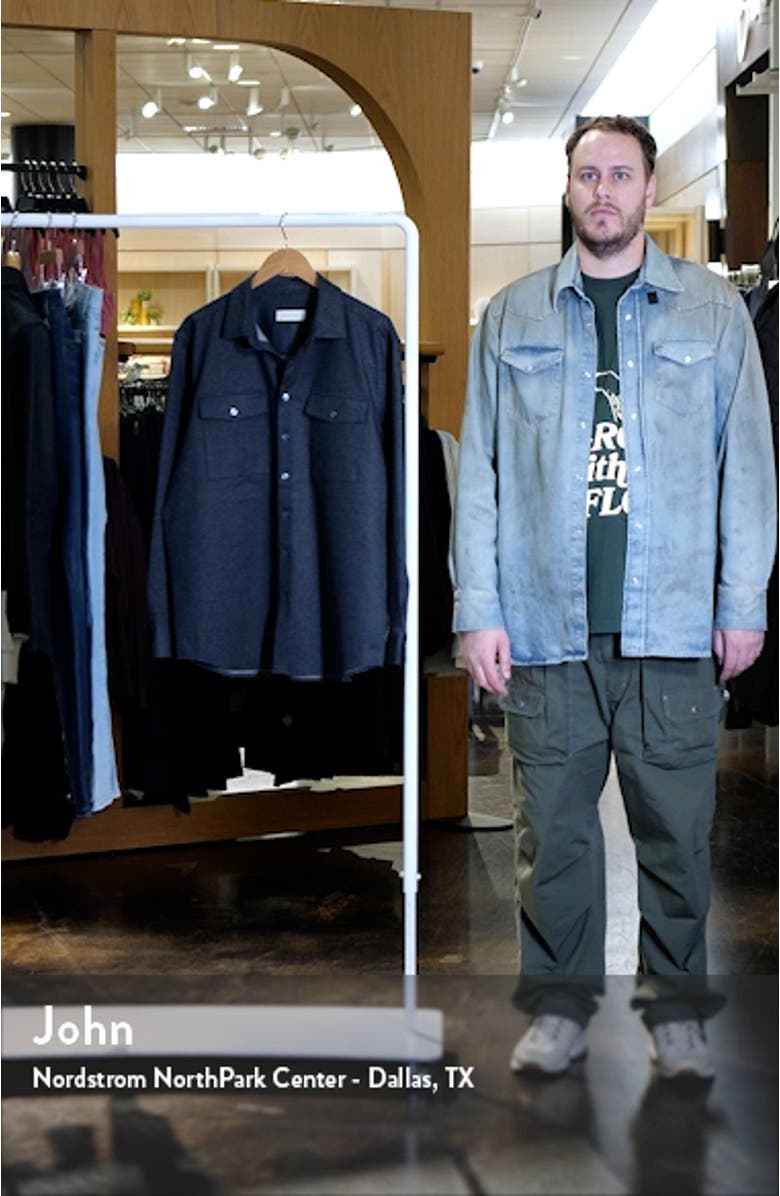 Check Knit Shirt Jacket, sales video thumbnail