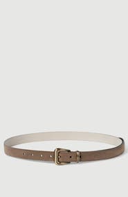 Brunello Cucinelli Suede belt with monili