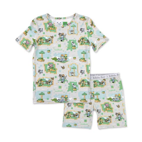 Minecraft Overworld Dreams Kids 2-Piece Short Sleeve & Shorts Pajama Set (Toddler, Little Kid & Big Kid)