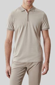 Robert Barakett Whistler Half Zip Polo