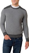 Hope & Henry Organic Crew Neck Shoulder Detail Sweater
