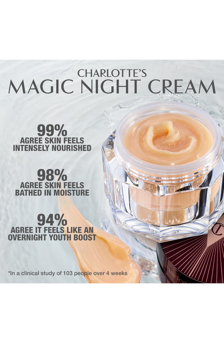 Charlotte Tilbury Refillable Magic Night Moisturizer with Retinol, Alternate, color, Jar