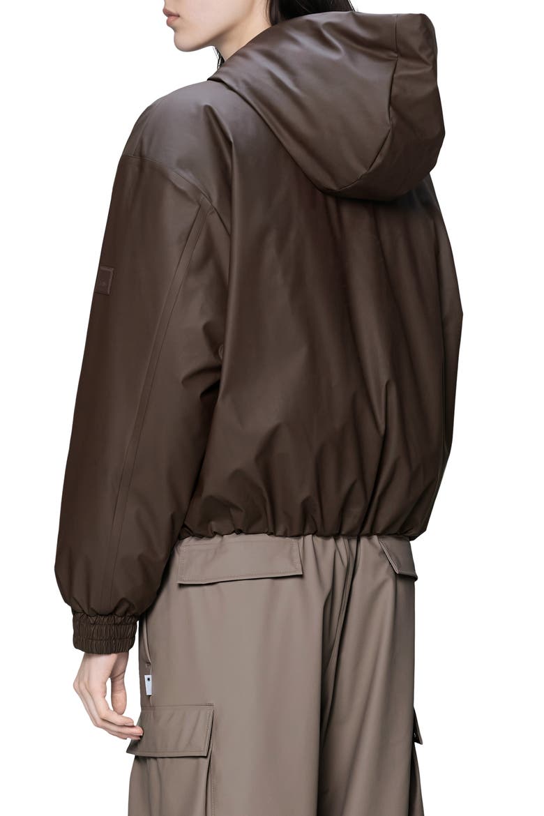 Lohja Insulated Bomber Rain Jacket, Alternate, color, BARK