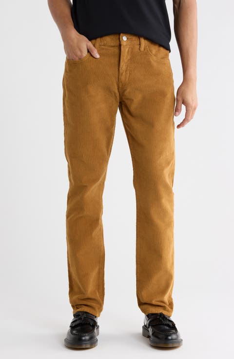 Blake Slim Fit Corduroy Straight Leg Pants
