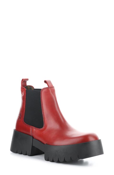 Women s Red Chelsea Boots Nordstrom