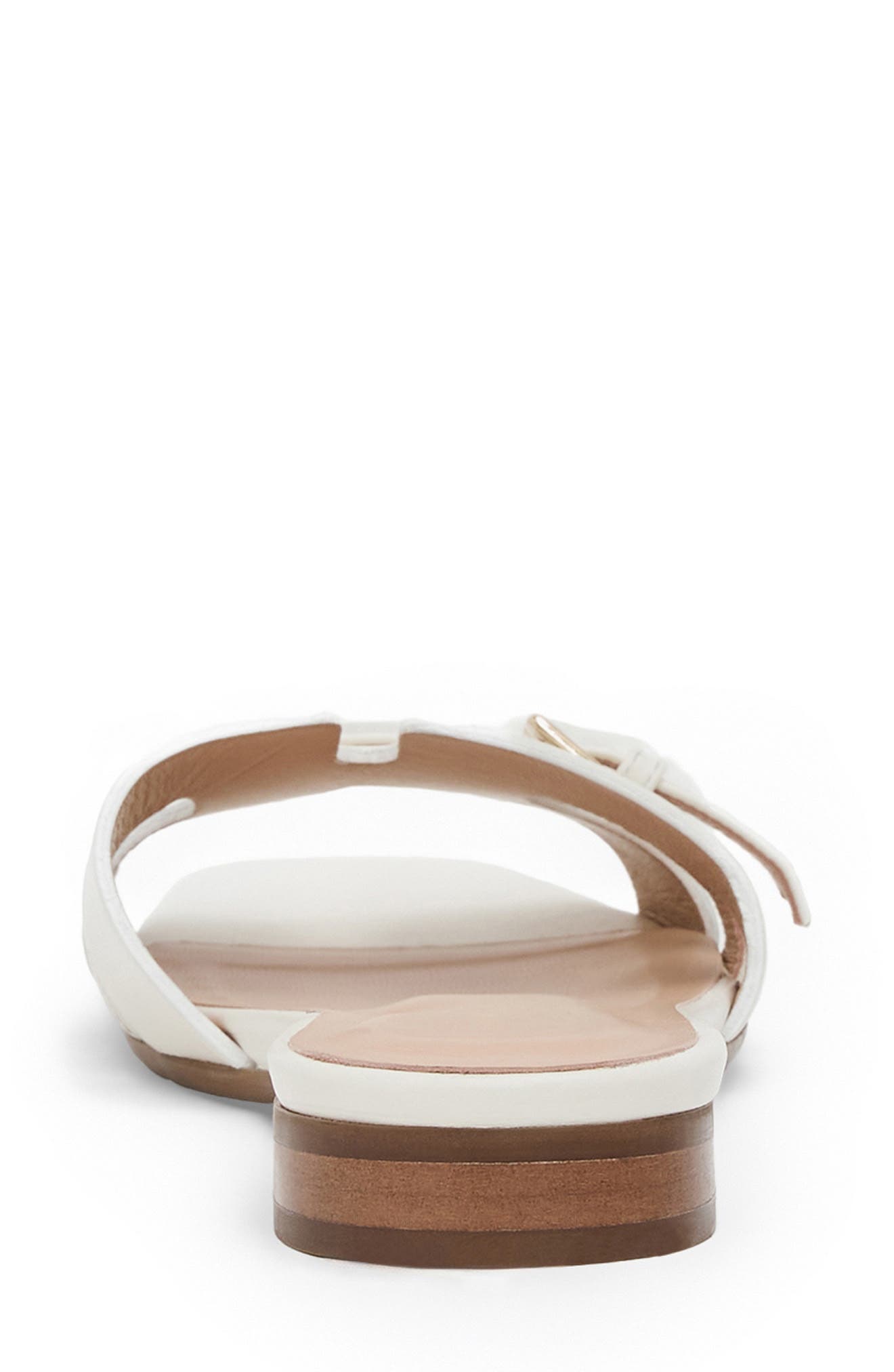 Farra Slide Sandal, Alternate, color, BONE LEATHER