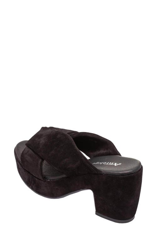 Antelope Talise Slide Sandal In Black