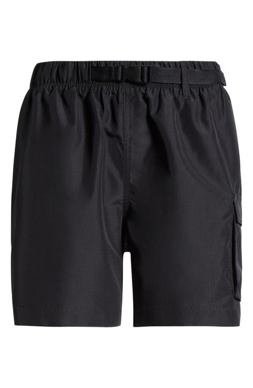 Nike Packable Volley Cover-up Shorts In Black