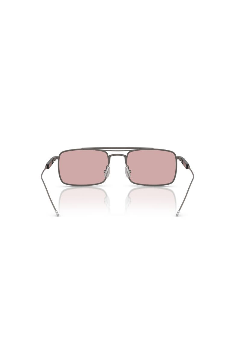 Brunello Cucinelli 53mm Rectangle optical glasses, Alternate, color, Grey