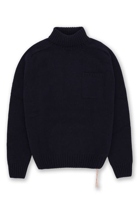 Mallory Merino Wool High Neck Sweater