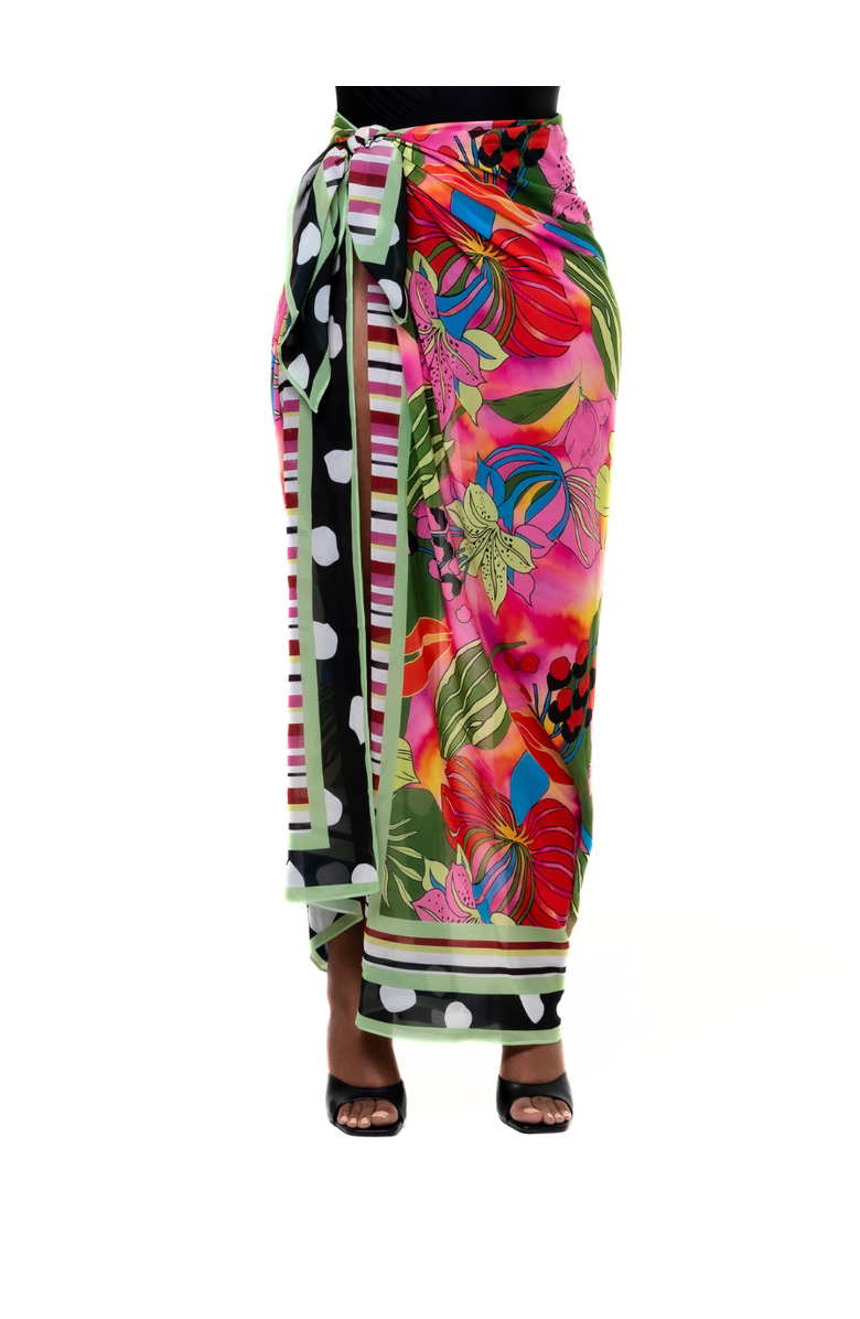 Bohn Jsell Coral Garden Medley Sarong, Alternate, color, 690