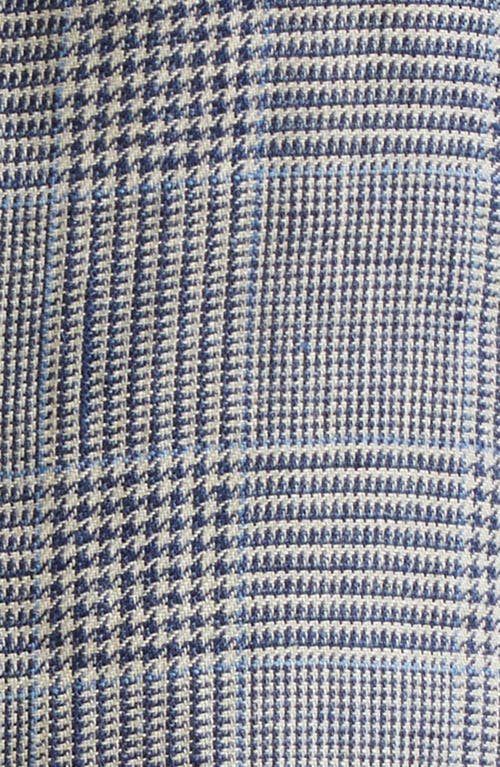 Ralph Lauren Purple Label Kent Hand Tailored Plaid Linen Blazer In Gray