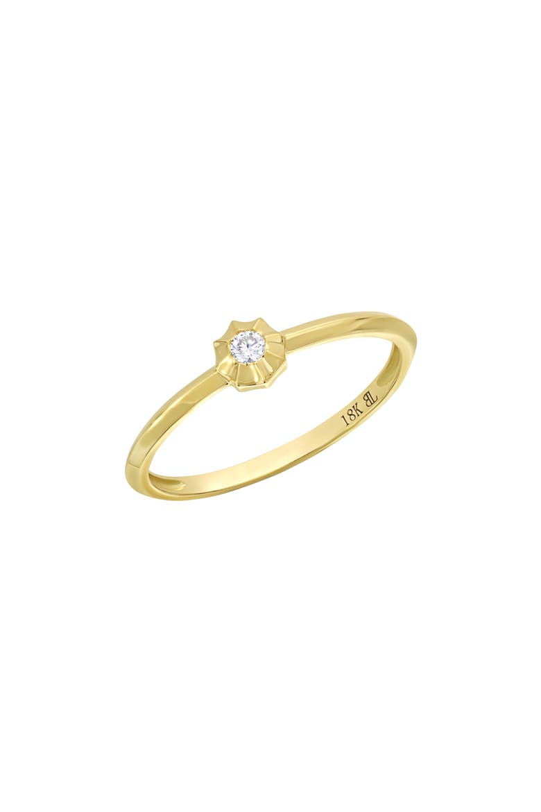 Monaco Diamond Stackable Ring (Nordstrom Exclusive), Main, color, 18K YELLOW GOLD