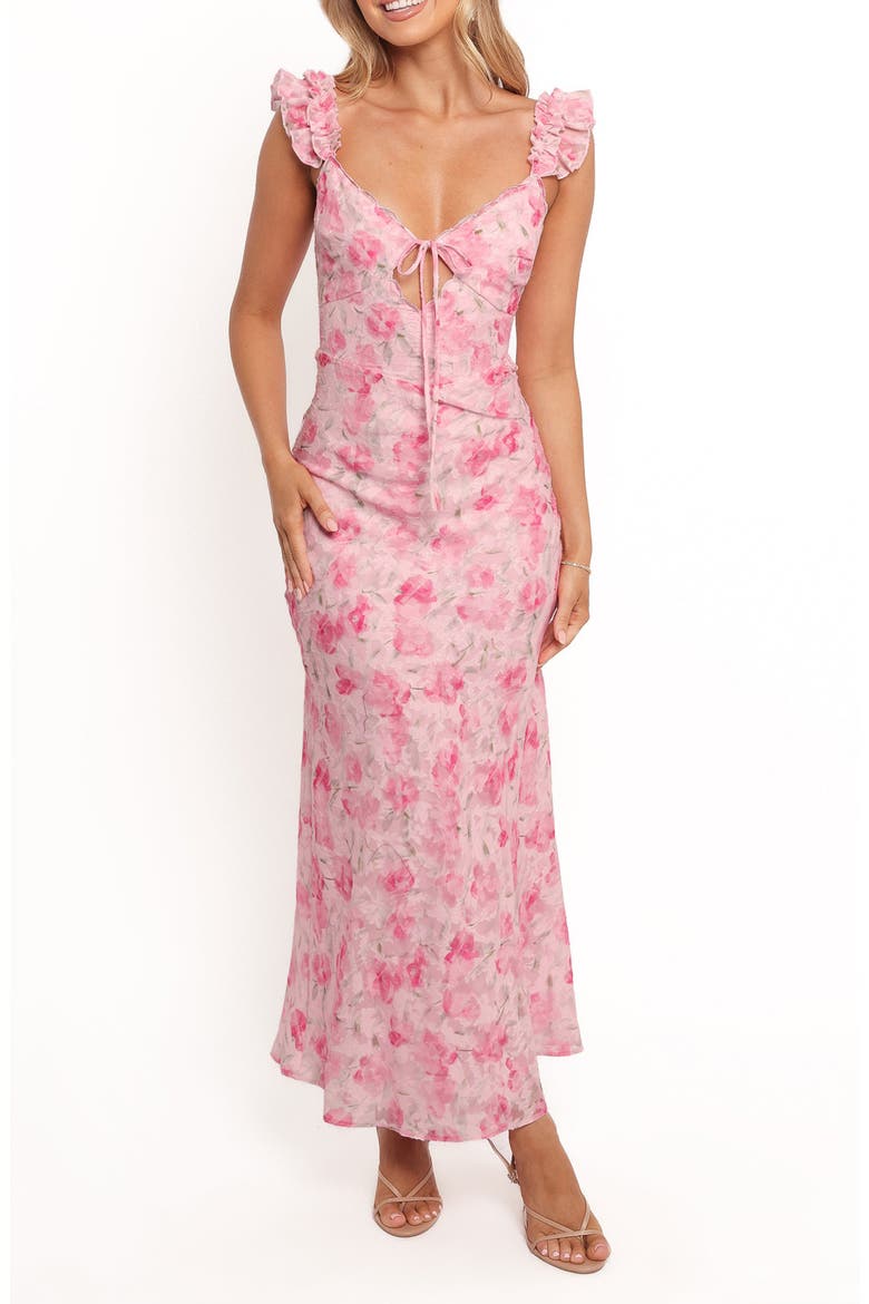 Jean Floral Maxi Dress, Main, color, PINK FLORAL