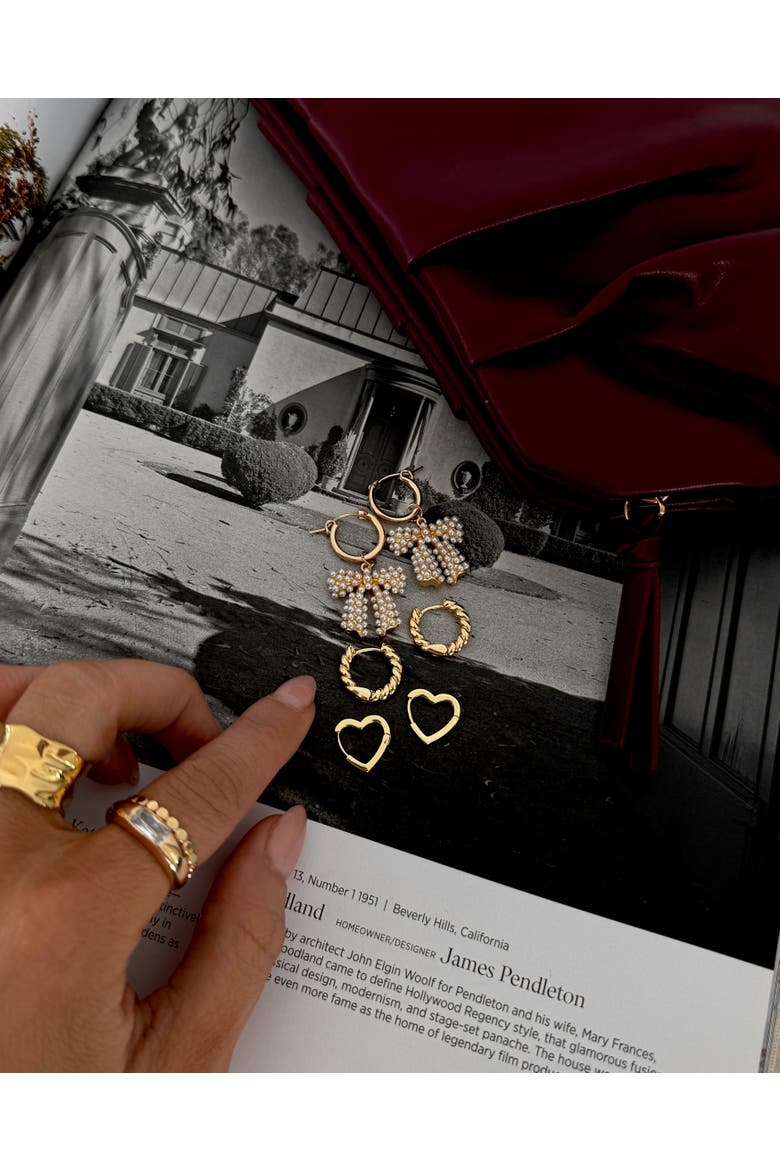 Lola Earrings, Alternate, color, Gold