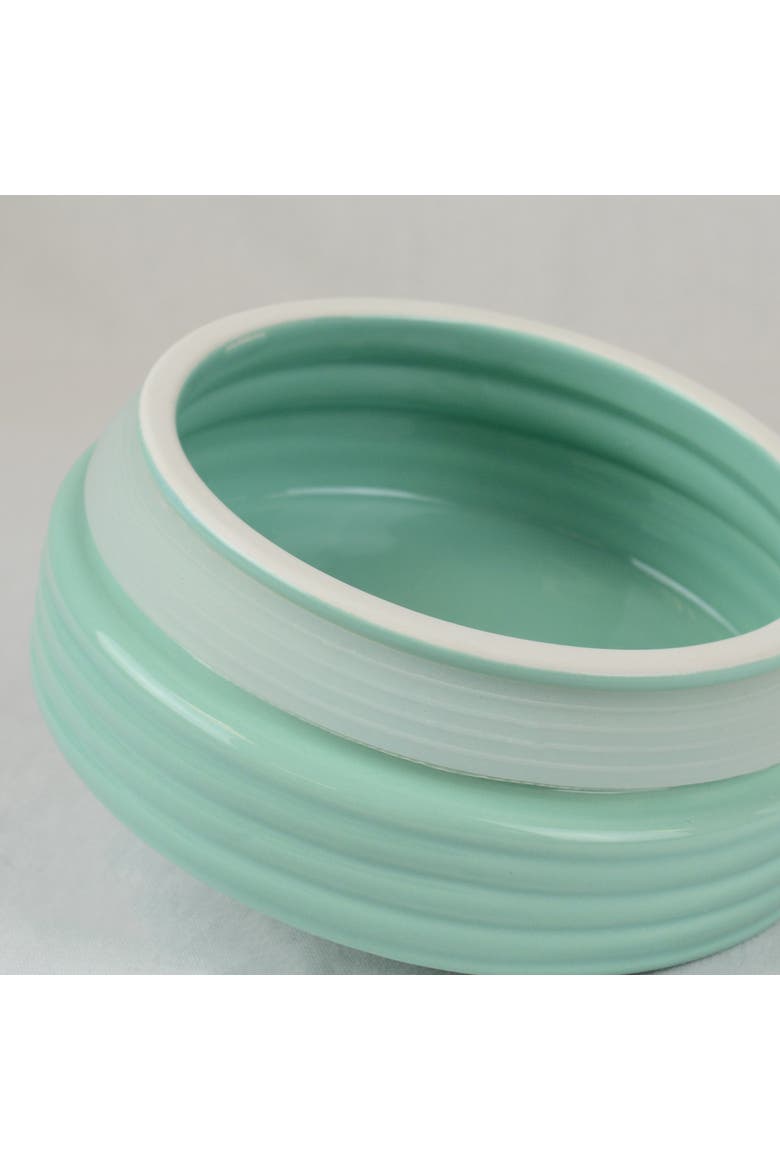 Aqua Ceramic Cookie Jar, Alternate, color, Aqua