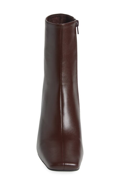 Jeffrey Campbell Check-mate Bootie In Chocolate