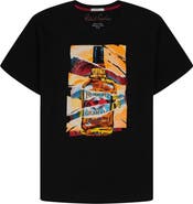 Robert Graham Whiskey Wisdom Short Sleeve Cotton Graphic T-Shirt