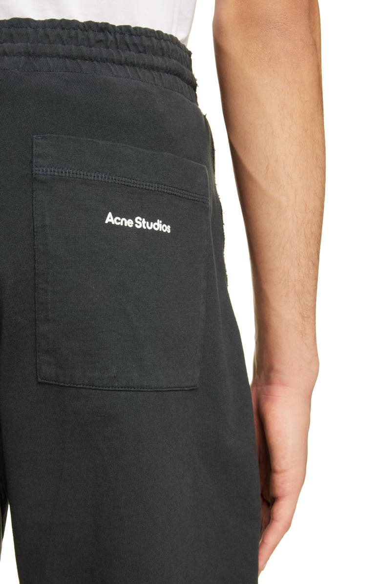 Acne Studios Organic Cotton Sweat Shorts, Alternate, color,