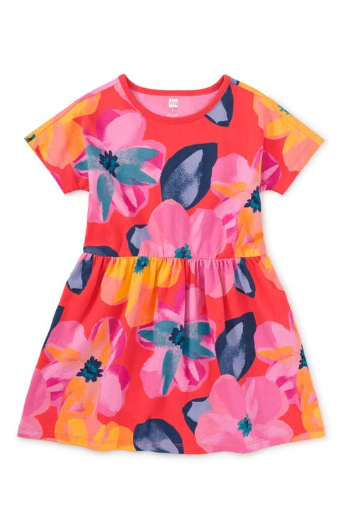 Short Sleeve Twirl Dress