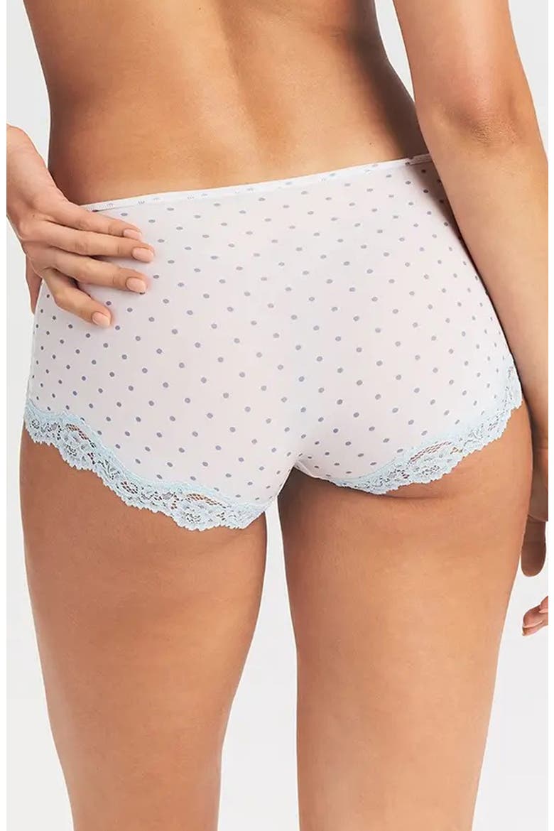Fits Everybody Lace Boyshorts, Alternate, color, SLATE PIN DOT PRINT