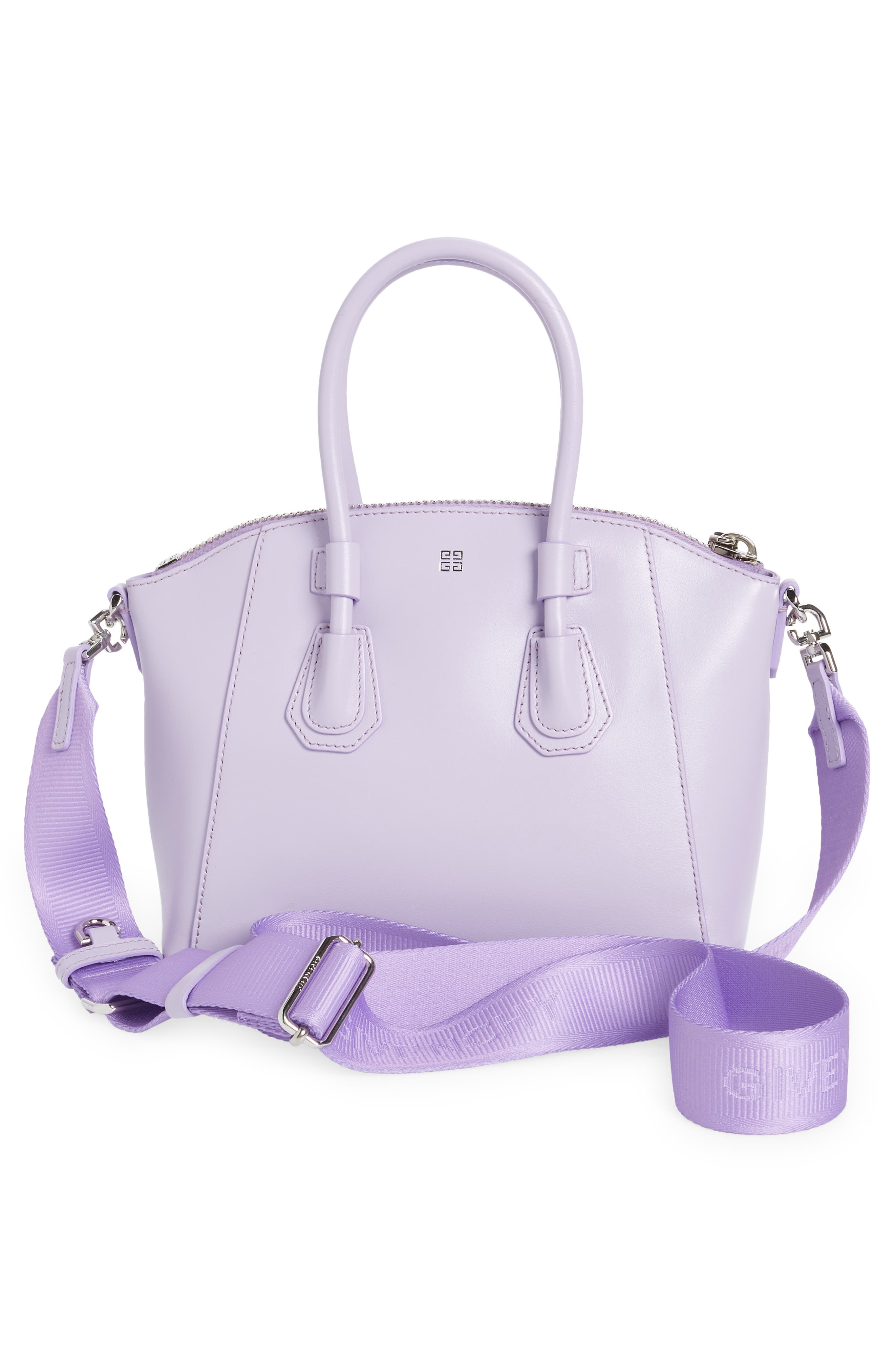 Givenchy Mini Antigona Sport Leather Top Handle Bag, Alternate, color, 