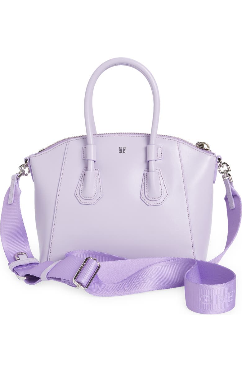 Givenchy Mini Antigona Sport Leather Top Handle Bag, Alternate, color,
