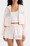 BOYS LIE Starlight Alex Crop Zip-Up Hoodie
