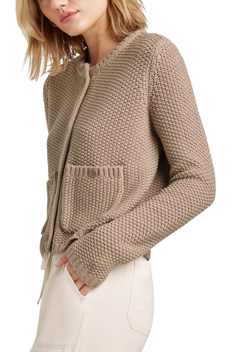 Andrea Crop Cardigan, Alternate, color, CACTUS