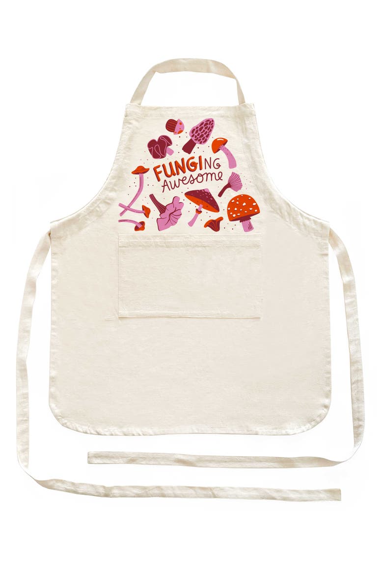 Mushroom Apron, Main, color, Beige