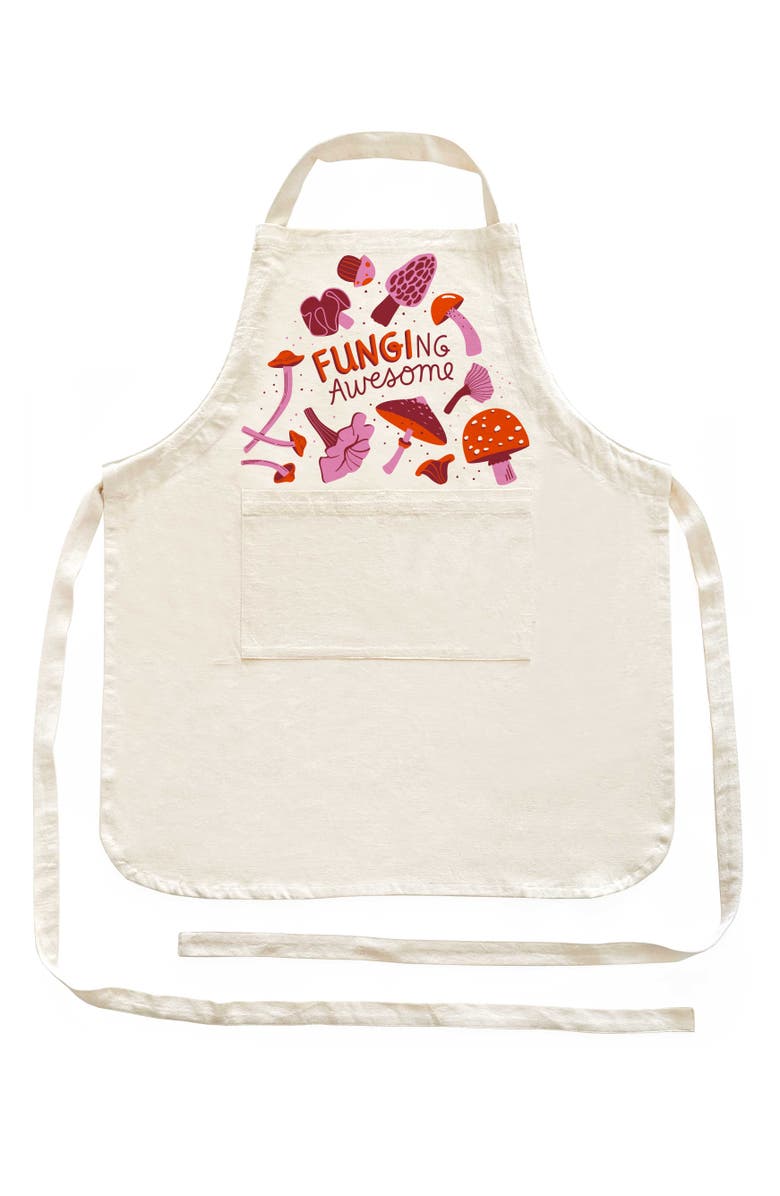 The Neighborgoods Mushroom Apron, Main, color, Beige
