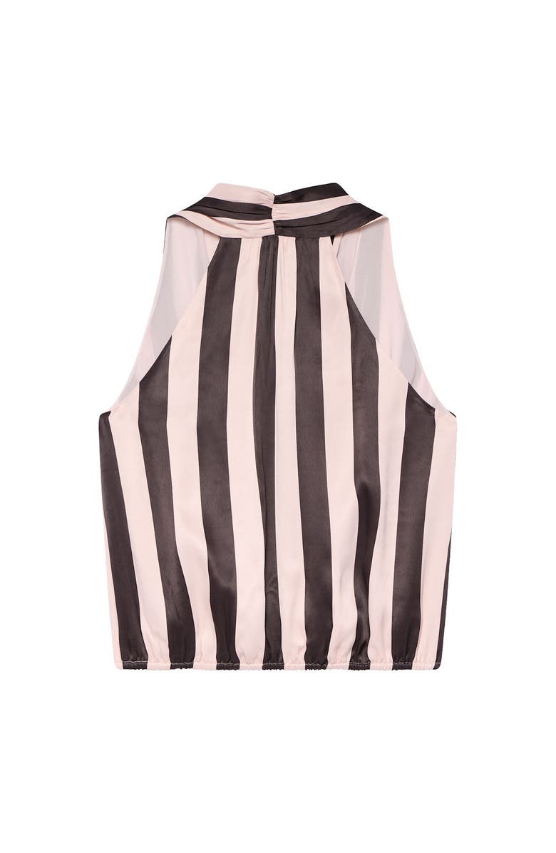 MINT VELVET Striped Wrap Top, Alternate, color, Brown